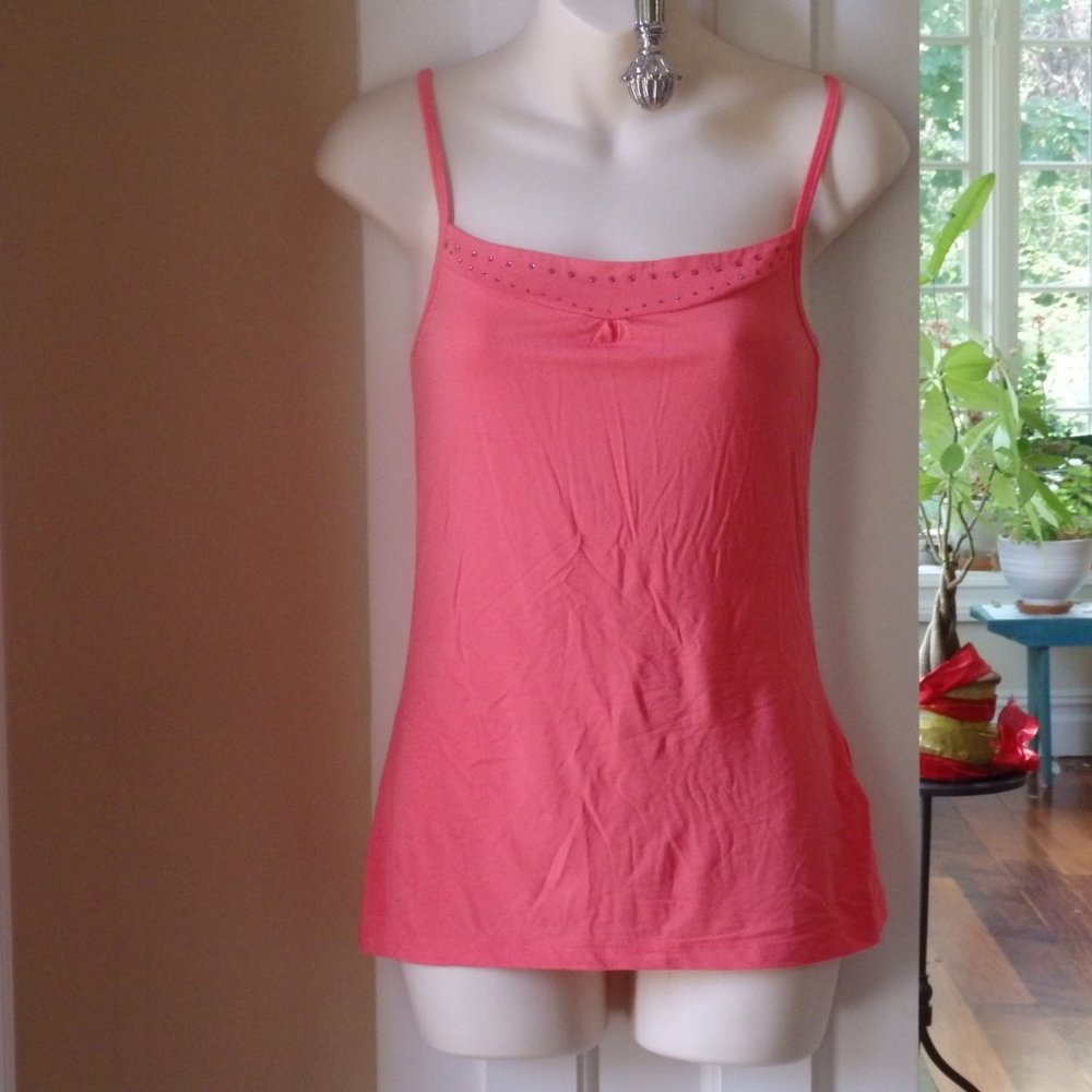 Nicole Benisti rhinestone camisole tank s / p